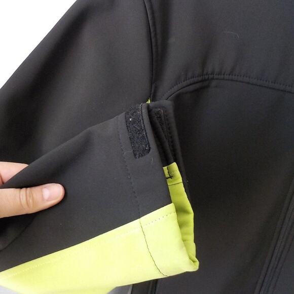 Magellan Outdoor Sports Black Jacket ColorBlock Full Zip Kid Size Large (14-16) - Picture 5 of 8